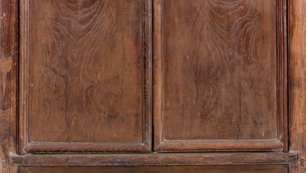 zhazhen tapered cabinet, wood grain detail