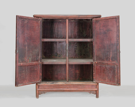 red lac cabinet