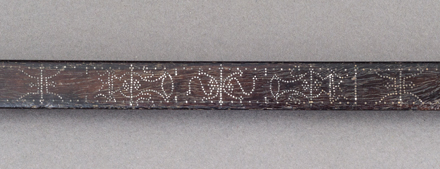zitan ruler, detail