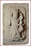 stone daoist figure carving