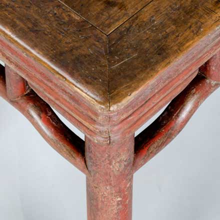 bamboo-style cypress stool_detail