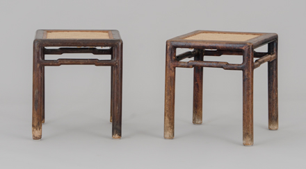 pair of jumu square stool