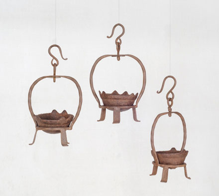Iron Hanging Oil Lamps